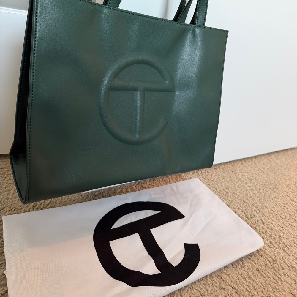 Telfar Medium Shopping Bag - Dark Olive - Picture 6 of 6